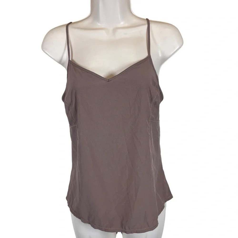 Prana Artic Air Tank in Weathered Wood Size XS Strappy back yoga activewear